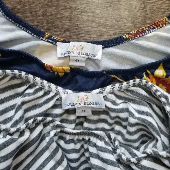 ☀️ Bailey's Blossoms 4T Bodysuit Bundle - Picture 4 of 4
